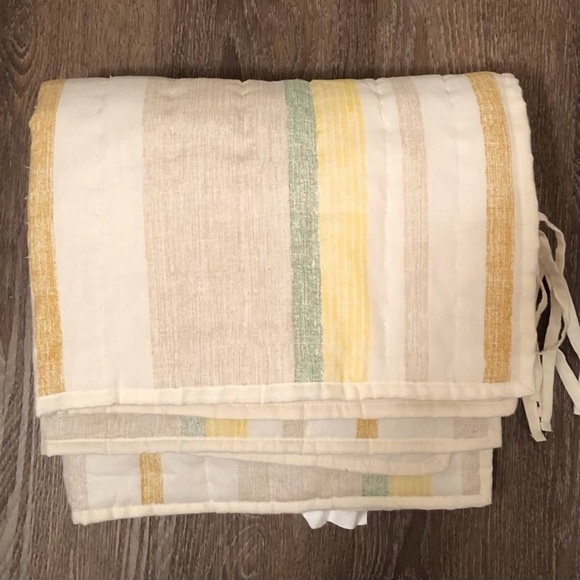 NEW set of 2 Threshold pick stitch stripe Shams - Picture 3 of 8